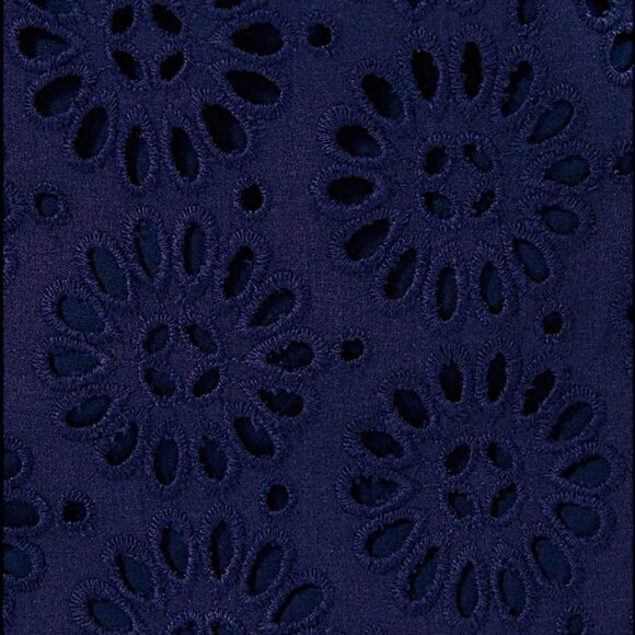 Lilly Pulitzer Shelli Eyelet Mini Dress in True Navy NWT - Size 8 - Picture 6 of 9